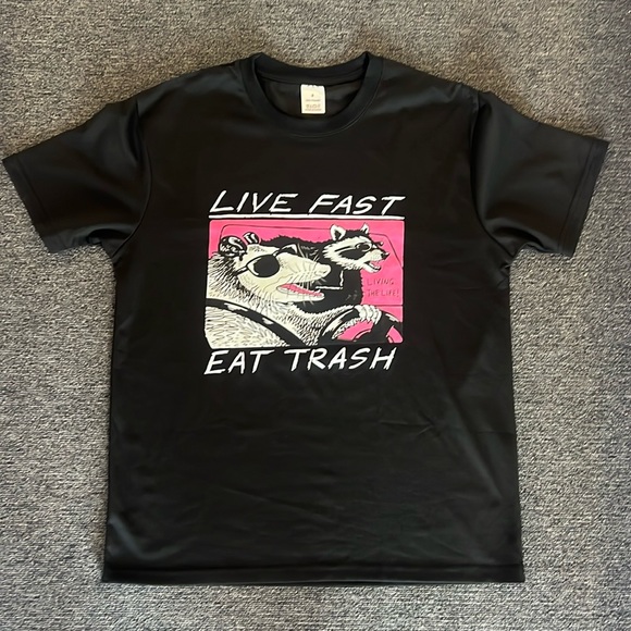 LOL Graphic Tee: Trash Panda Troublemaker Graphic Tee. New - Picture 2 of 4